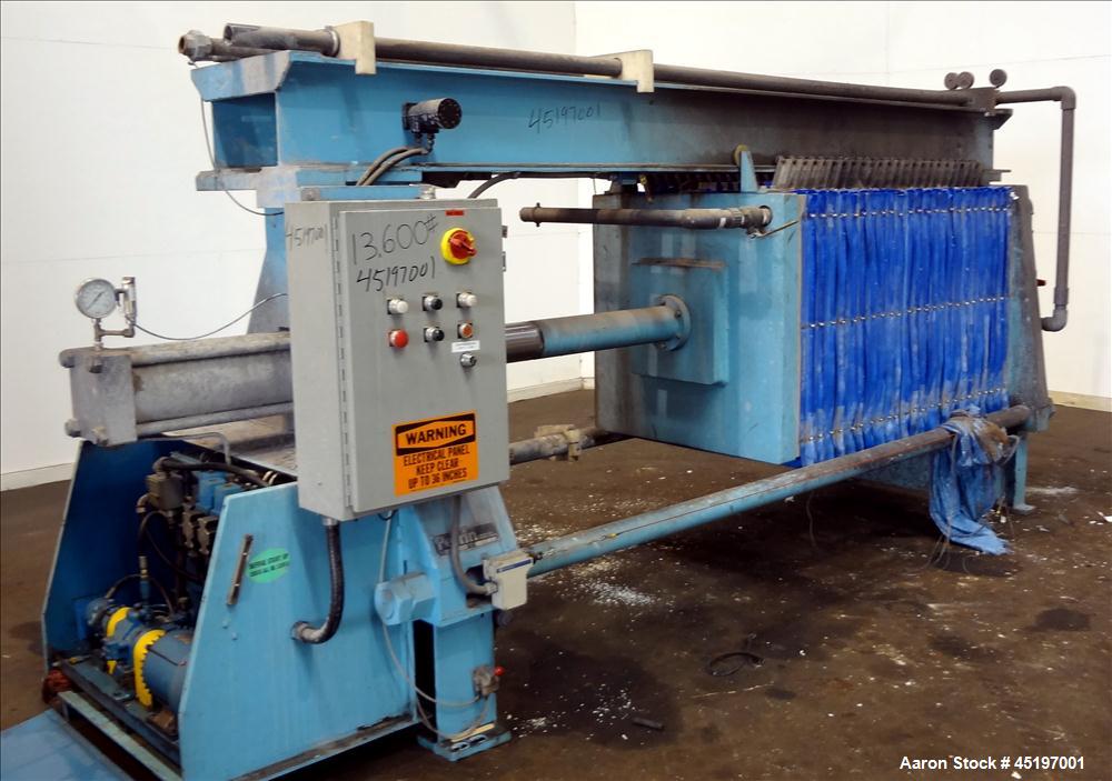 Used Perrin Head Filter Press, Model 1000mm