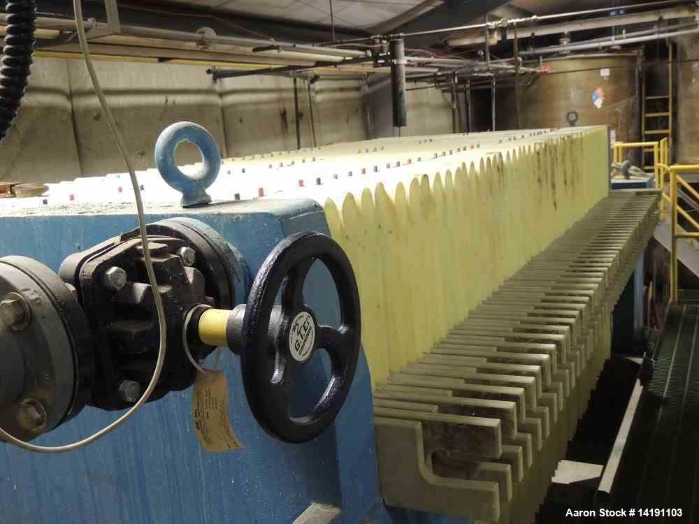 Used Perrin Filter Press, 882 Square Feet