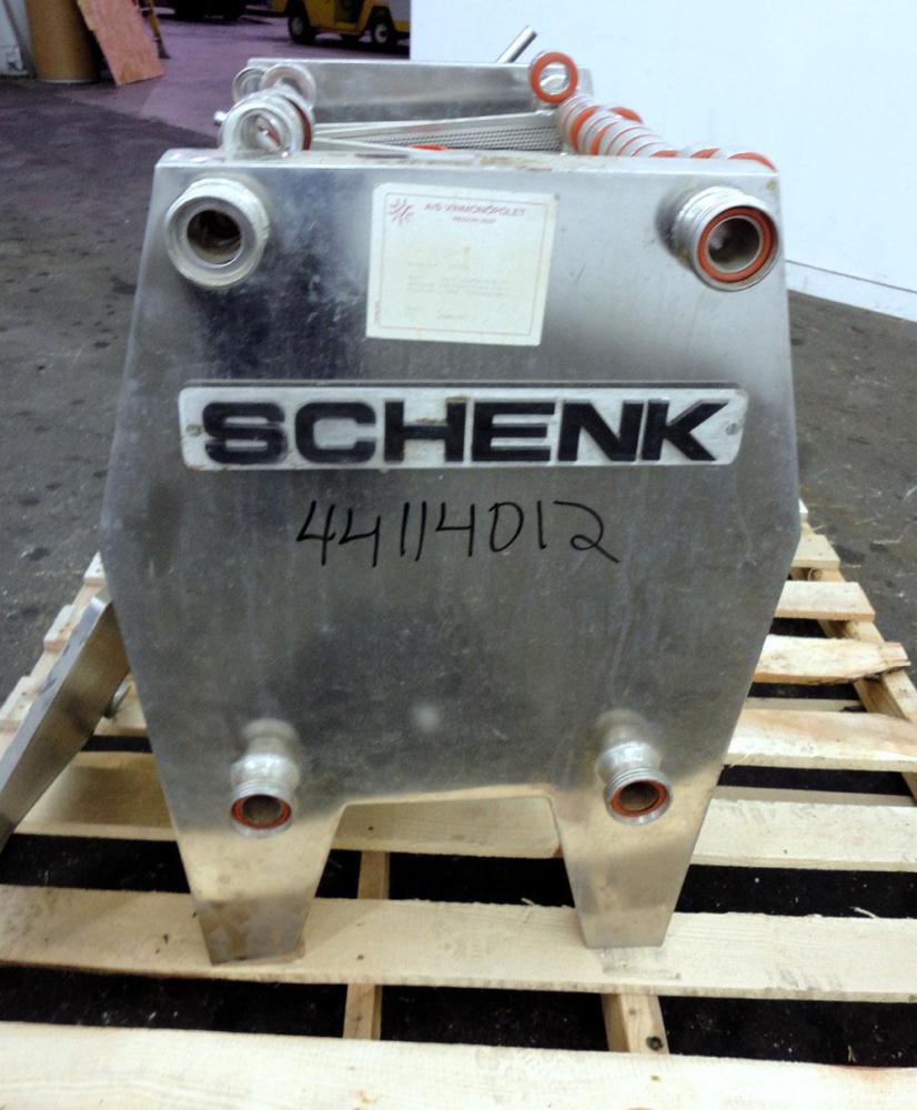 Used Stainless Steel Schenk Polishing Press, Model F2