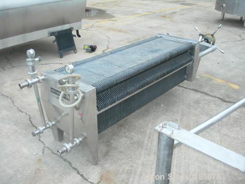 Used Stainless Steel Seitz Enzinger Noll Polishing Filter Press, Type 40/100A4