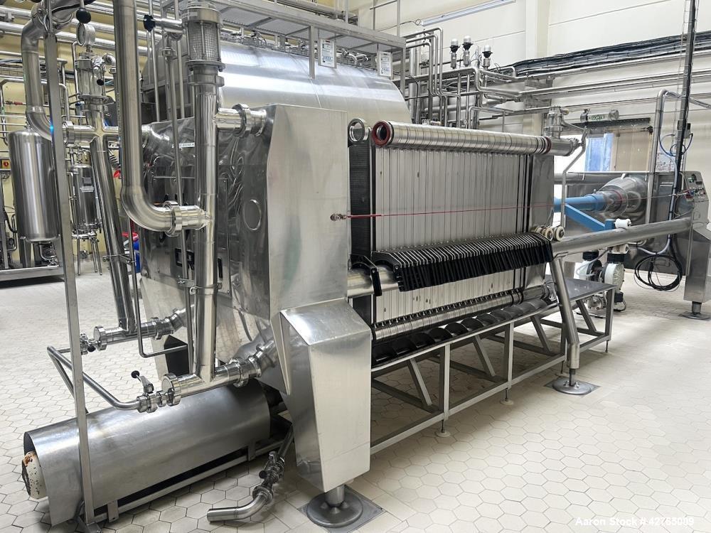 Used – SEITZ ORION 100/200 Stainless Steel Filter Press – 48 m² Filtration Surface, Brewery Application