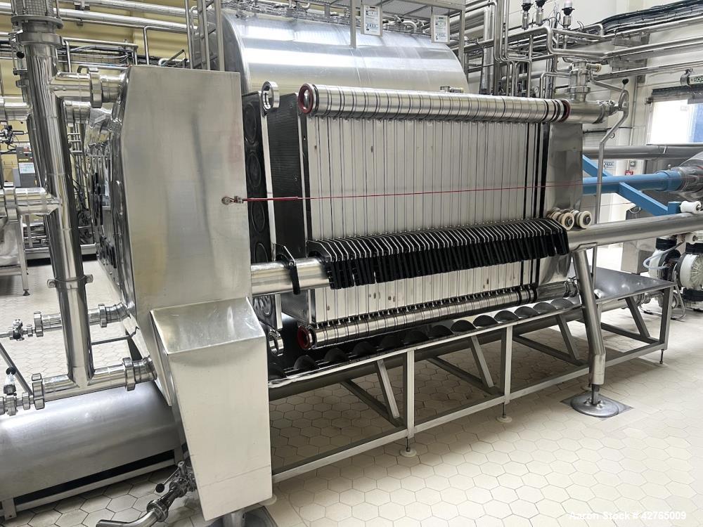 Used – SEITZ ORION 100/200 Stainless Steel Filter Press – 48 m² Filtration Surface, Brewery Application