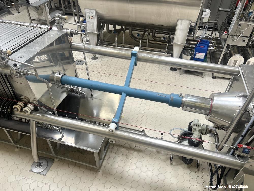 Used – SEITZ ORION 100/200 Stainless Steel Filter Press – 48 m² Filtration Surface, Brewery Application