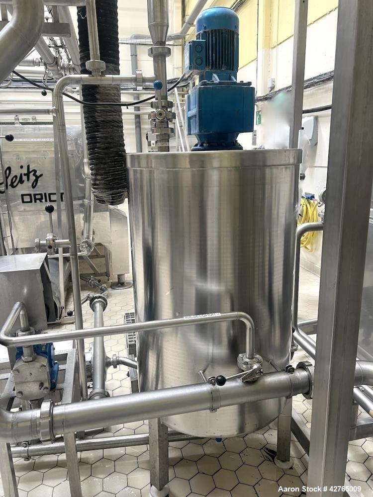 Used – SEITZ ORION 100/200 Stainless Steel Filter Press – 48 m² Filtration Surface, Brewery Application