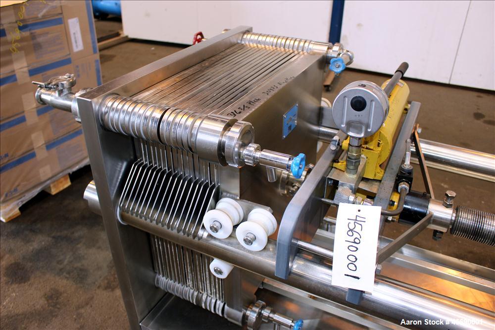 Used Seitz Filter Press, Model V600P/50, Stainless Steel Construction