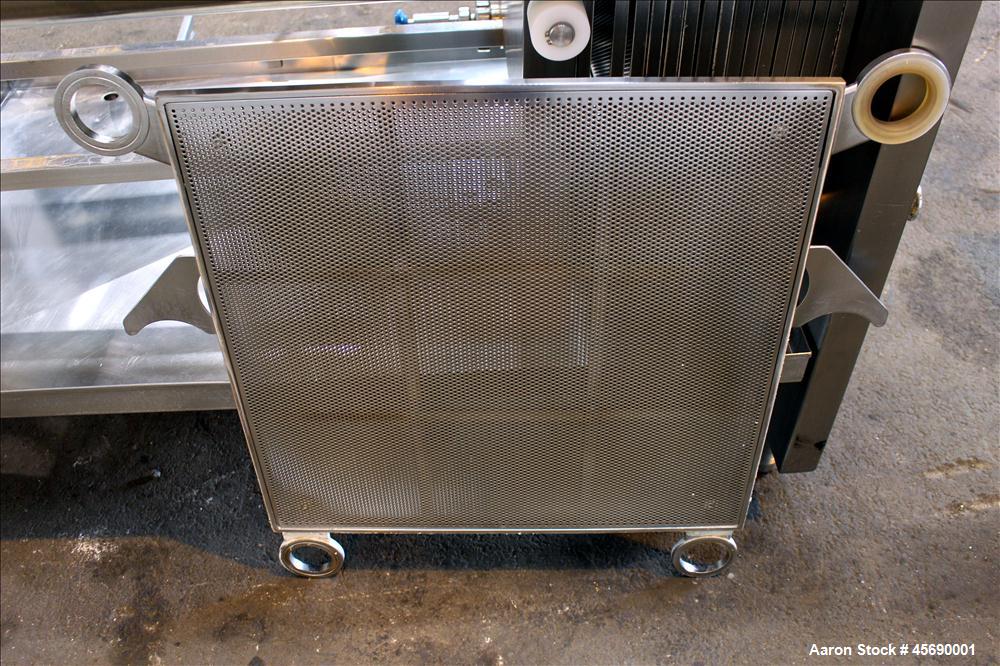 Used Seitz Filter Press, Model V600P/50, Stainless Steel Construction