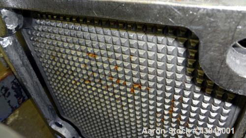 Used T. Shriver Filter Press, Size 12, 316 Stainless Steel.  (12) 12" x 12" x 1” thick frames, (14) 12” x 12” x 1/2” thick plates, (1) end frame.  Approximately 22 square feet filter area, 0.91 cubic...