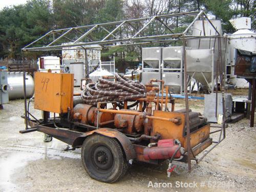 USED: Oil purification trailer with Shriver plate and frame filterpress. Portable trailer with filters and pumps for filtering hydraulicoils or transformer oils. Trailer consists of Shriver plate and...