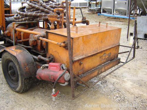 USED: Oil purification trailer with Shriver plate and frame filterpress. Portable trailer with filters and pumps for filtering hydraulicoils or transformer oils. Trailer consists of Shriver plate and...