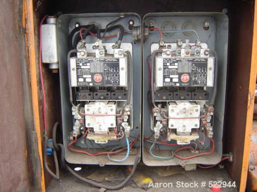 USED: Oil purification trailer with Shriver plate and frame filterpress. Portable trailer with filters and pumps for filtering hydraulicoils or transformer oils. Trailer consists of Shriver plate and...