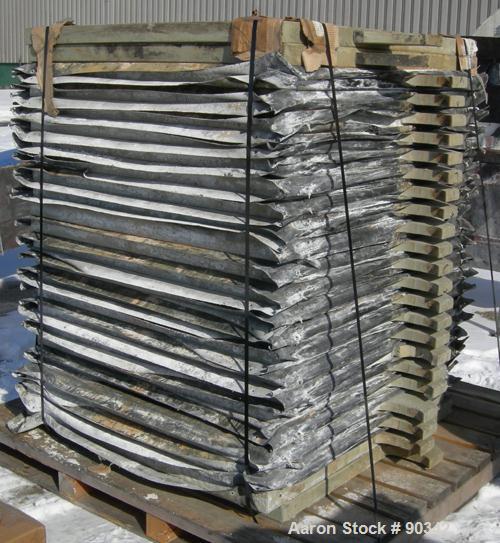 USED: Sperry filter press, type 21, size 48. (85) 48" x 48" polypropylene plates, approximate 1/2" deep recess each side. Approximate filter area 1053 square feet, approximate 87 cubic feet cake capa...