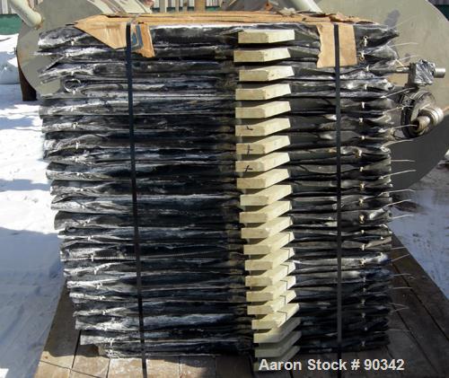 USED: Sperry filter press, type 21, size 48. (85) 48" x 48" polypropylene plates, approximate 1/2" deep recess each side. Approximate filter area 1053 square feet, approximate 87 cubic feet cake capa...