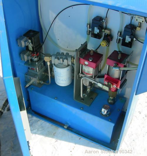 USED: Sperry filter press, type 21, size 48. (85) 48" x 48" polypropylene plates, approximate 1/2" deep recess each side. Approximate filter area 1053 square feet, approximate 87 cubic feet cake capa...
