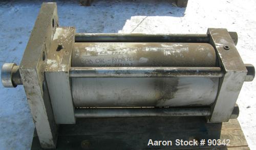 USED: Sperry filter press, type 21, size 48. (85) 48" x 48" polypropylene plates, approximate 1/2" deep recess each side. Approximate filter area 1053 square feet, approximate 87 cubic feet cake capa...