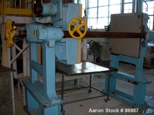 Used Sperry Filter Plate and Frame Filter Press, Size 36. (15) 36" x 36" polypropylene plates, 1’’ thick, frames 1-1/4’’ thick. Approximate filter area 106 square feet, approximate 8.8 cubic feet cak...