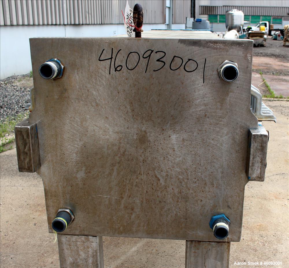 Used Sperry Filter Plated And Frame Filter Press, Type 41-42, Size 24. (75) 24" x 24" Polypropylene Plates. Approximately filter area 600 square feet, approximate 25 cubic feet cake capacity. 100 psi...