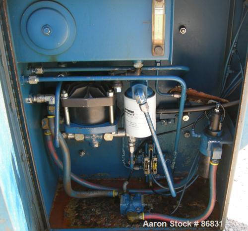 USED: Sperry plate and frame filter press, type 41-4, size 24, carbon steel frame. (15) 24" x 24" x 1" thick polypropylene plates, (15) 24" x 24" polypropylene 2" thick frames. Approximate 120 square...