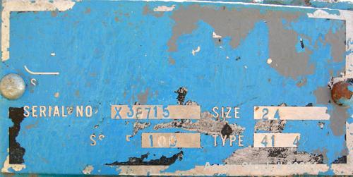 USED: Sperry plate and frame filter press, type 41-4, size 24, carbon steel frame. (15) 24" x 24" x 1" thick polypropylene plates, (15) 24" x 24" polypropylene 2" thick frames. Approximate 120 square...