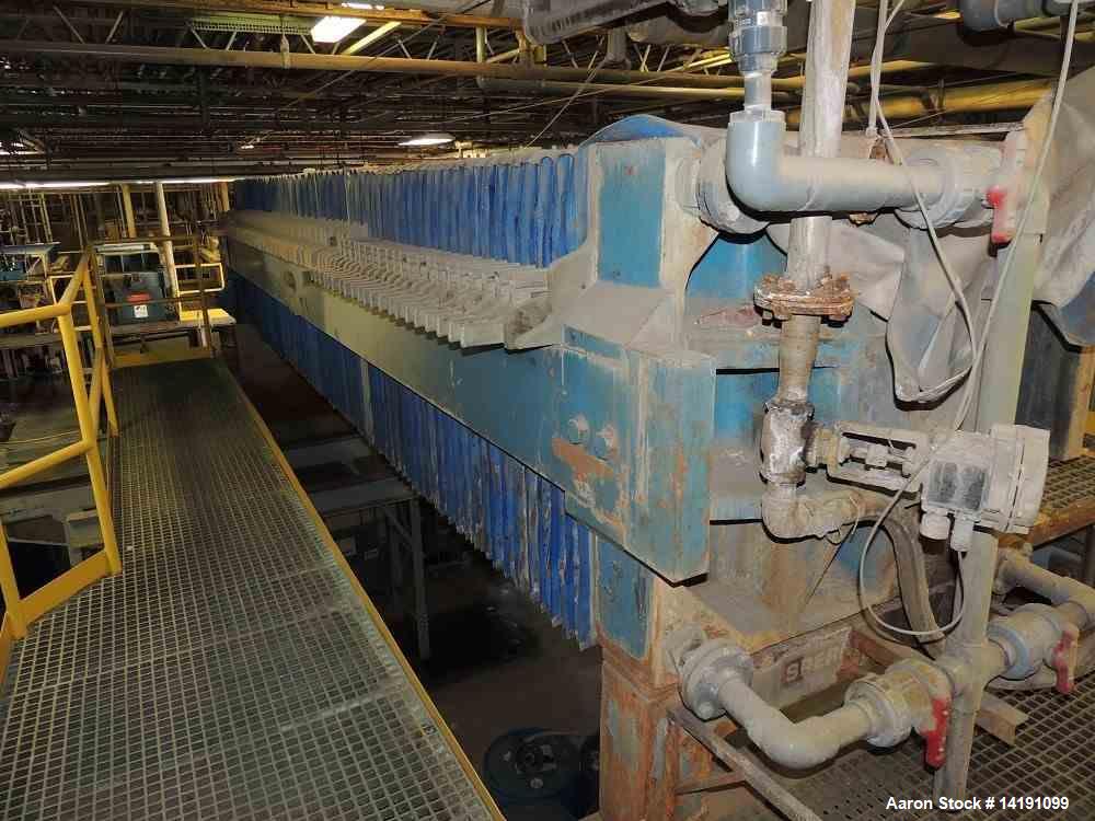 Used Sperry Size 42 Filter Press, 1666 Square Feet