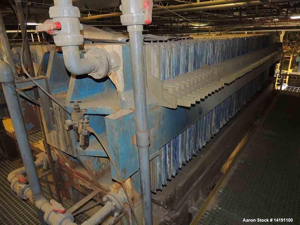 Used Sperry Size 42 Filter Press, 1666 Square Feet