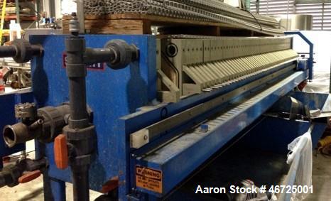 Used Sperry Plate & Frame Filter Press, Type AHOP