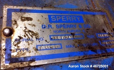Used Sperry Plate & Frame Filter Press, Type AHOP