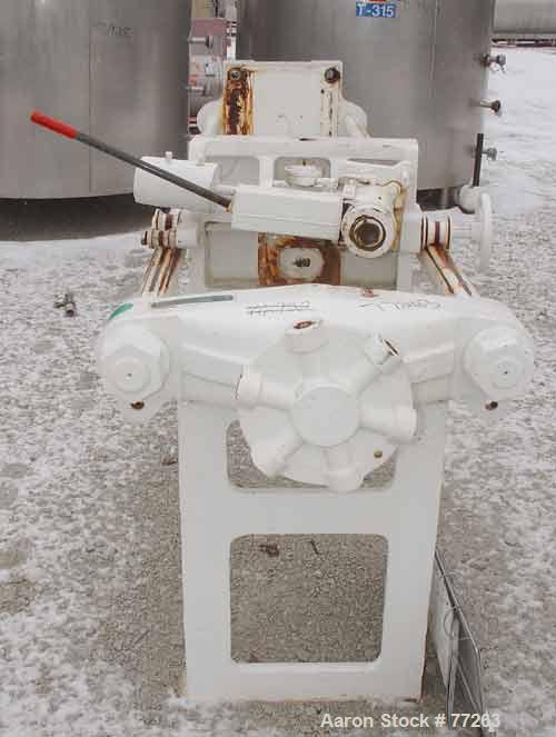 USED: Sperry plate and frame filter press (frame only), size 24, type 47. Cast iron frame. Manual ratchet closure.
