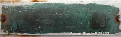USED: Sperry plate and frame filter press (frame only), size 24, type 47. Cast iron frame. Manual ratchet closure.
