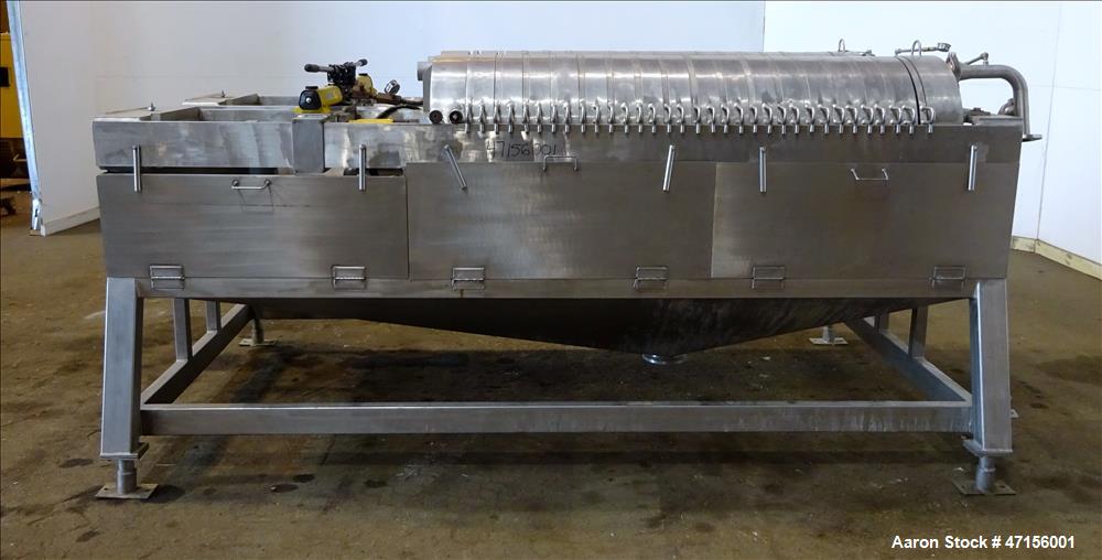 Used STAR Systems Dual Plate Filter Press, Model 34-24D-316-SS-SH-304-TWIN.