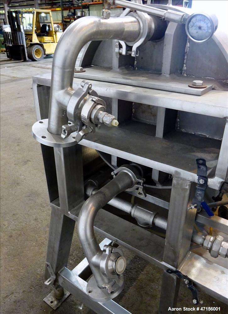 Used STAR Systems Dual Plate Filter Press, Model 34-24D-316-SS-SH-304-TWIN.
