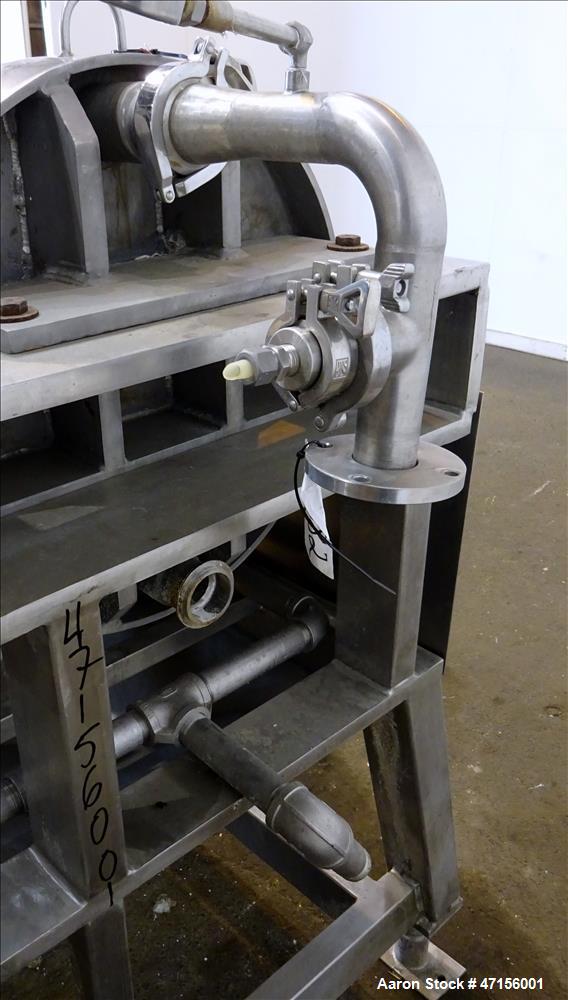 Used STAR Systems Dual Plate Filter Press, Model 34-24D-316-SS-SH-304-TWIN.