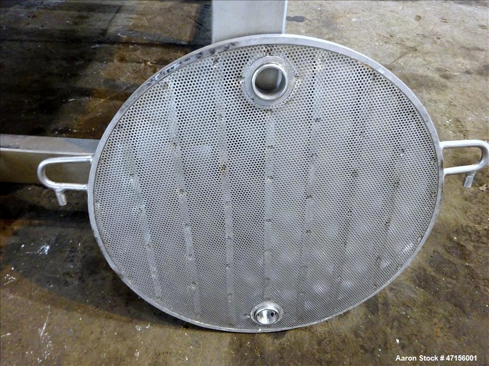 Used STAR Systems Dual Plate Filter Press, Model 34-24D-316-SS-SH-304-TWIN.