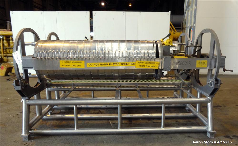 Used STAR Systems Dual Plate Filter Press, Model 34-24D/RO/SS-TWIN.
