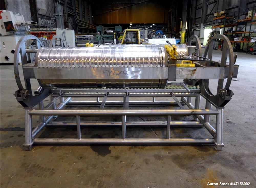 Used STAR Systems Dual Plate Filter Press, Model 34-24D/RO/SS-TWIN.