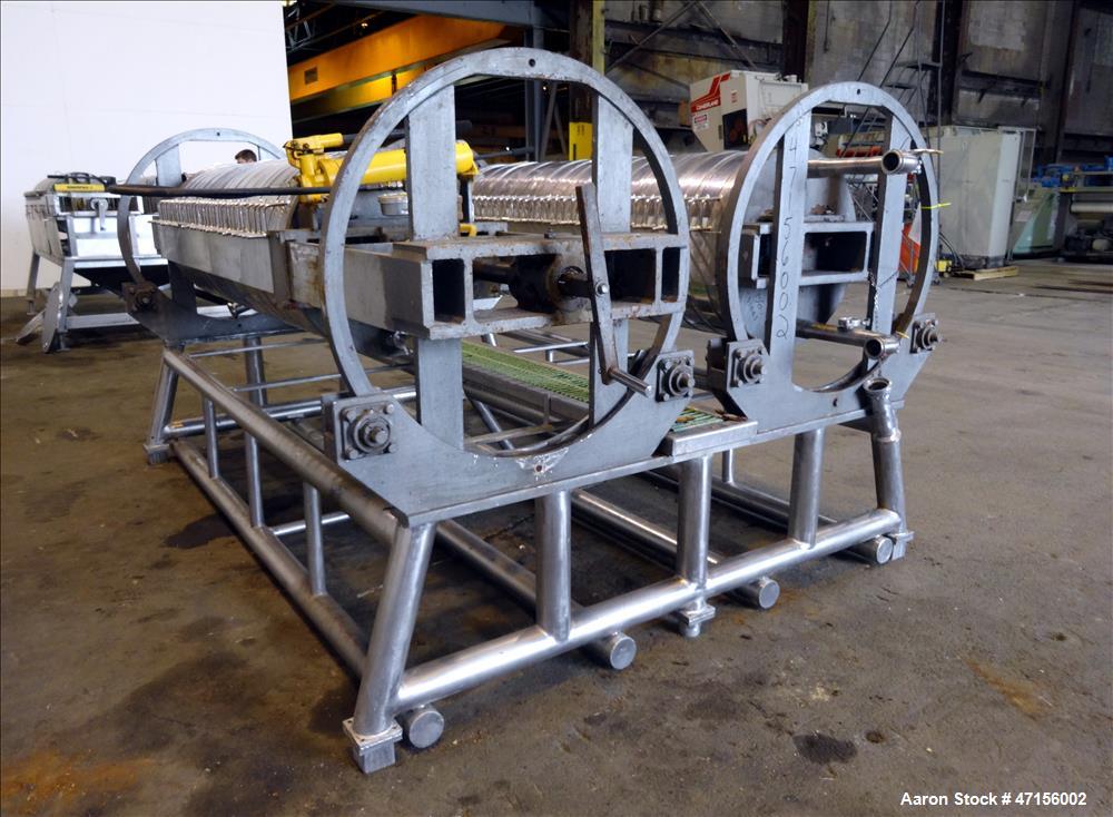 Used STAR Systems Dual Plate Filter Press, Model 34-24D/RO/SS-TWIN.