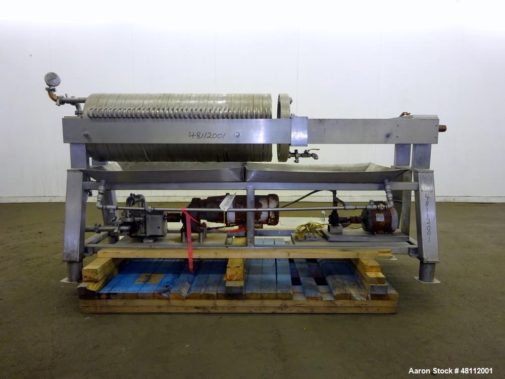 Used Star Systems Plate and Frame Filter Press