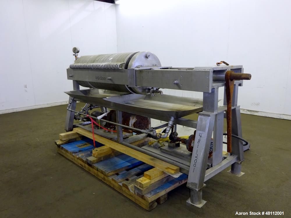 Used Star Systems Plate and Frame Filter Press
