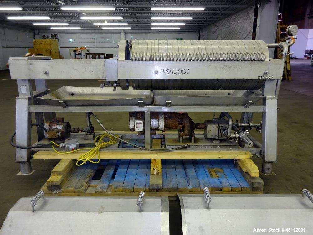 Used Star Systems Plate and Frame Filter Press