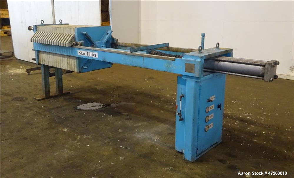 Used Star Systems Filter Press, Model R17630/50630004