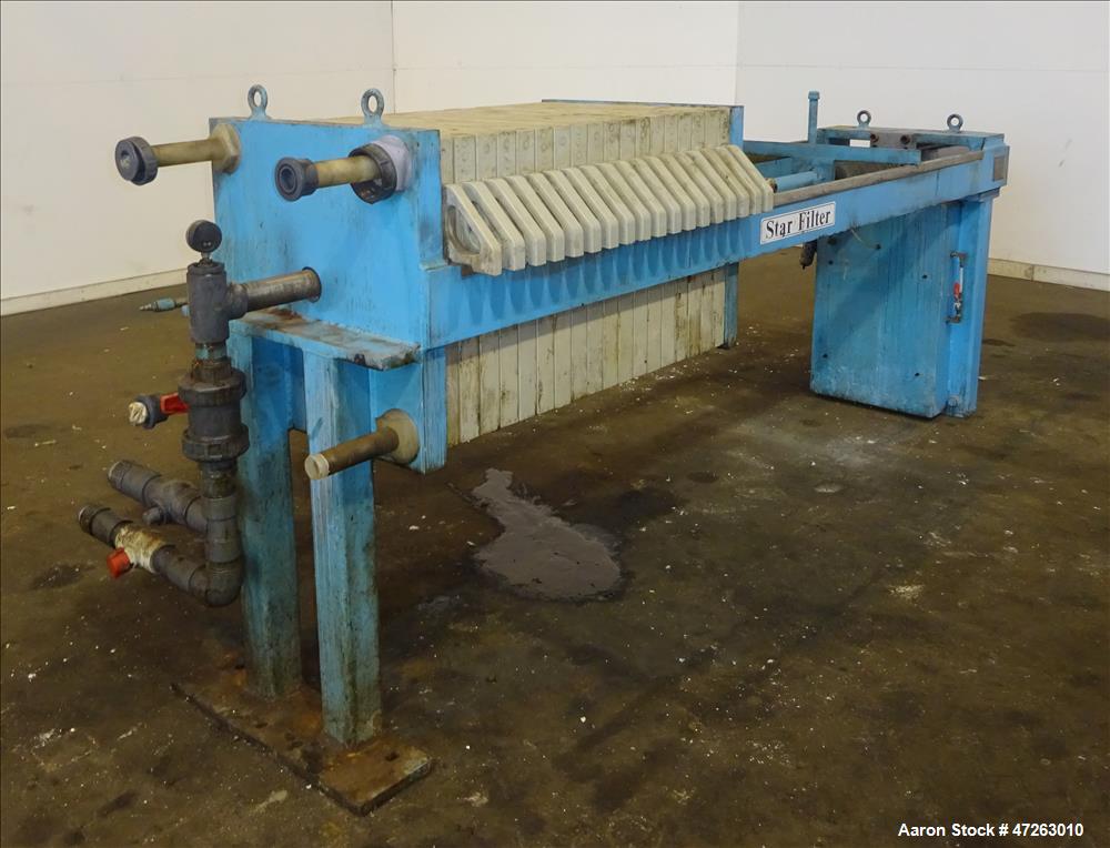 Used Star Systems Filter Press, Model R17630/50630004