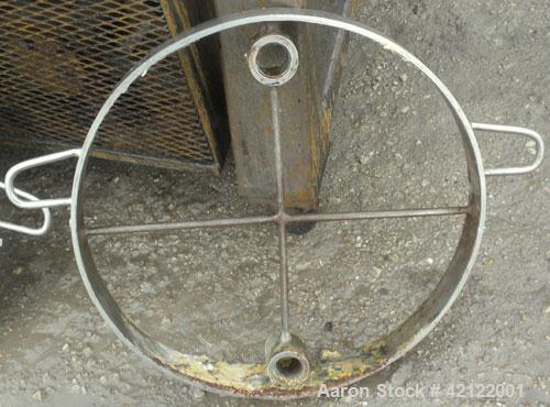 Used Star Systems Polishing Press, Model 12SS4-818-TIHO, Model Number 12-18B/1P, 304 Stainless Steel. (6) 18" diameter plates, (5) 2" thick frames. Approximate (.36) cubic feet cake capacity, approxi...