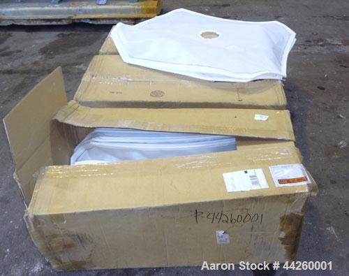 Used US Filter Dewatering Systems JWI J-Press Filter Press, Model 1200G32-38/76-50/100SYLC. (37) 47.2” x 47.2 polypropylene plates, (1) head, (1) tail plate. Approximately 510 square feet filter area...
