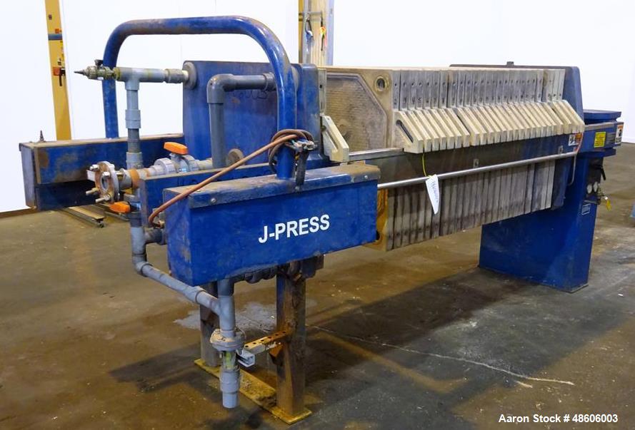 Used Siemens J-Press Filter Press, Model 800G25-25-10SYLW.