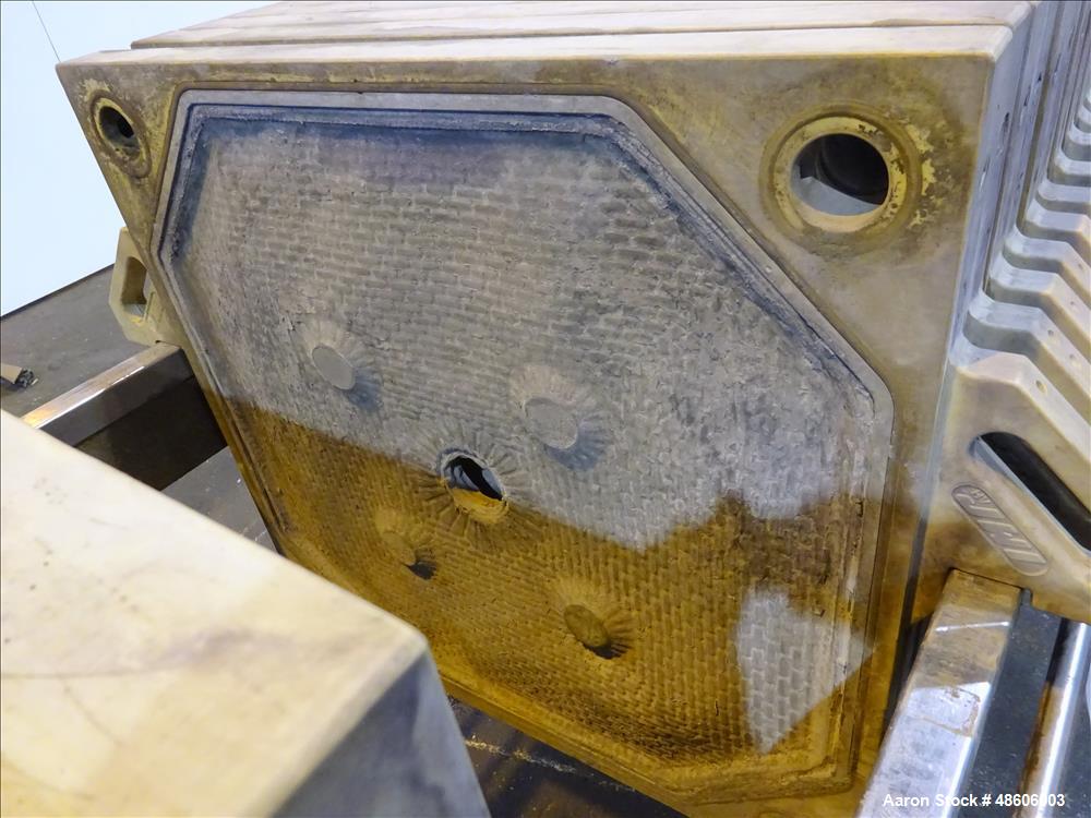 Used Siemens J-Press Filter Press, Model 800G25-25-10SYLW.