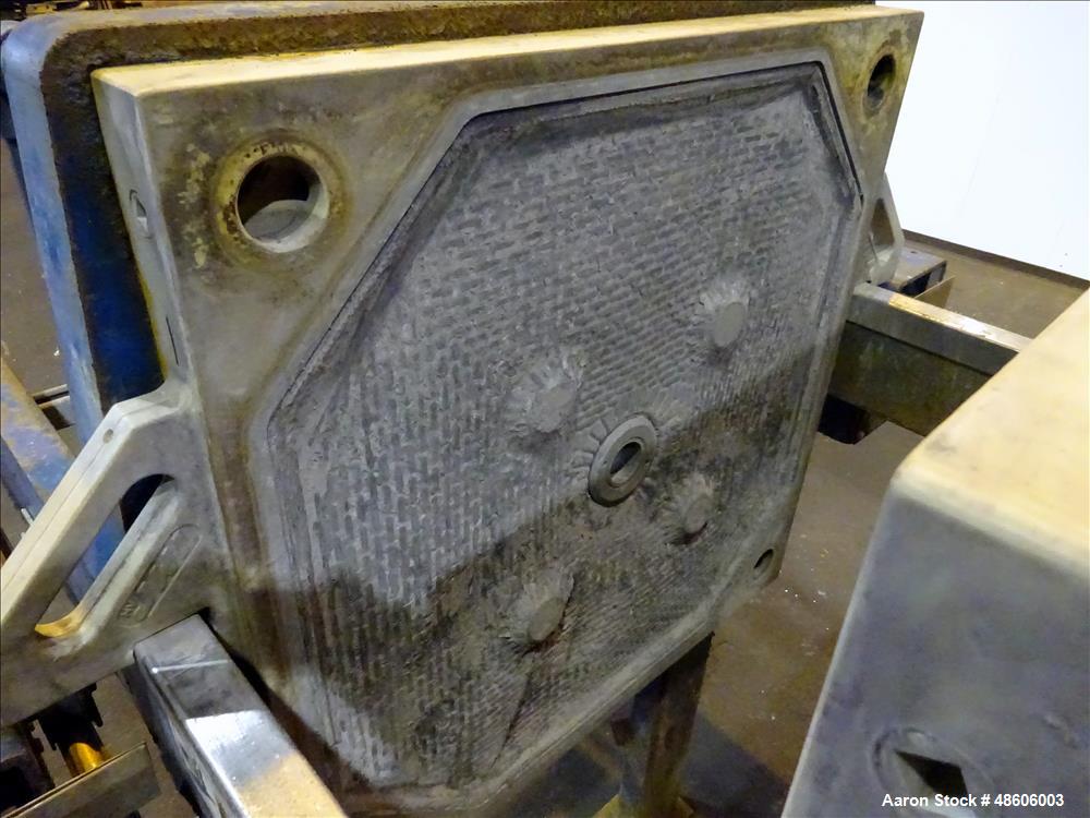 Used Siemens J-Press Filter Press, Model 800G25-25-10SYLW.