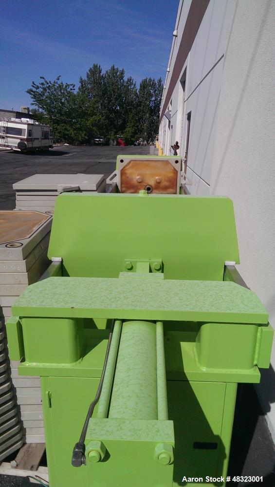 Used U.S. Filter / JWI Filter J Press, Model 800G32-39-20DNLW. (40) 800 mm x 800 mm polypropylene plates. Approximate filter area 415 square feet, approximate 20 cubic feet cake capacity. Maximum inl...