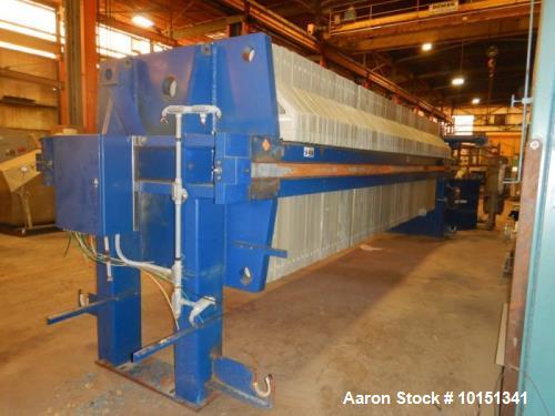 Used US Filter 3112 Square Feet Polypropylene Plate Filter Press