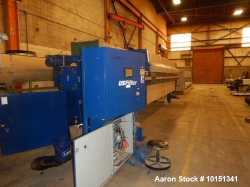 Used US Filter 3112 Square Feet Polypropylene Plate Filter Press