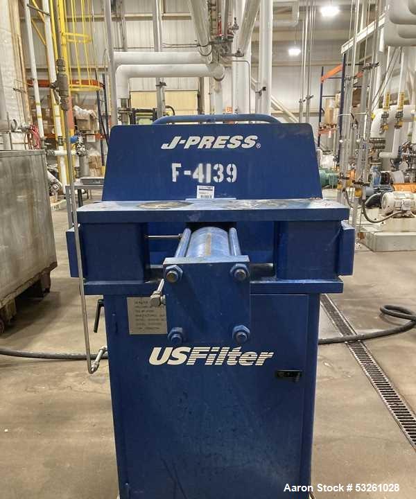 Used US Filter J-Press 800MM CGR Filter Press – 169 Sq. Ft. Filtration Area with Hydraulic Closure System