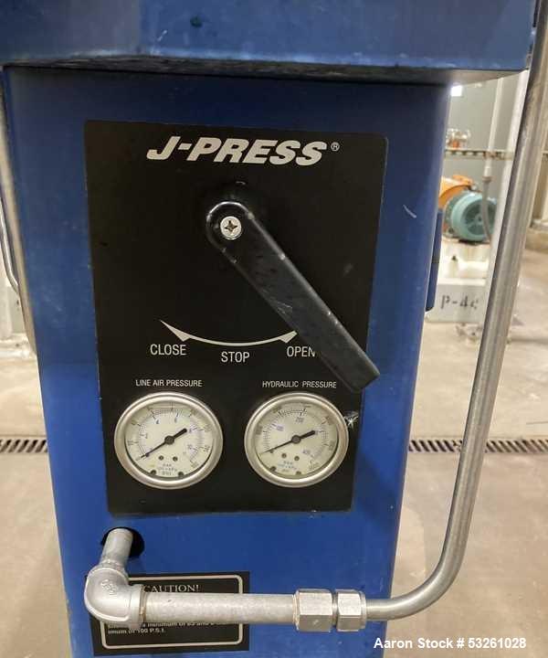 Used US Filter J-Press 800MM CGR Filter Press – 169 Sq. Ft. Filtration Area with Hydraulic Closure System